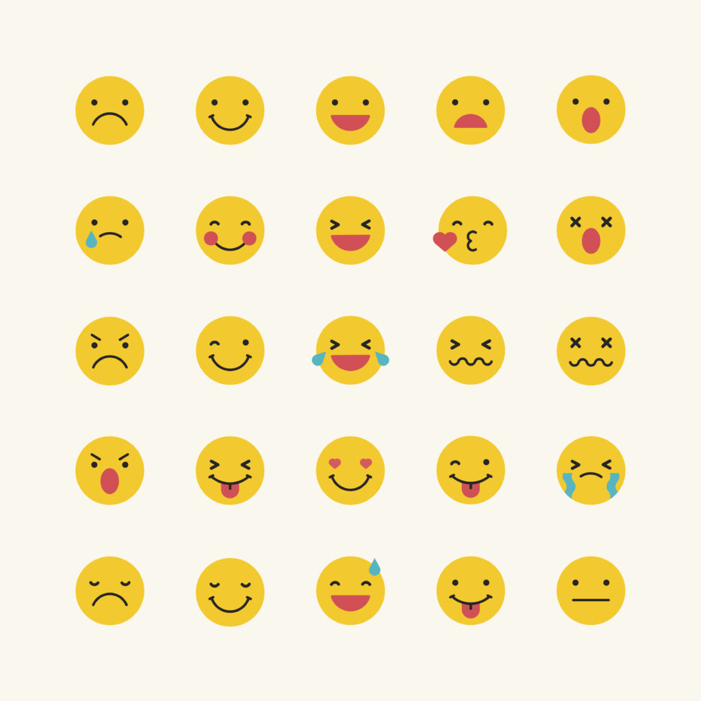 The most important emojis in their actual use.